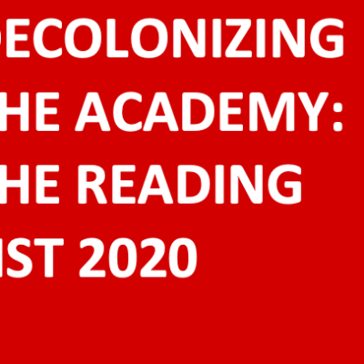 Listado de lecturas para la descolonización de la academia